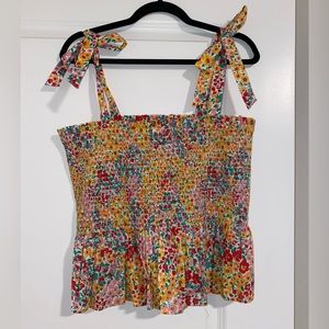 J Crew Floral Top